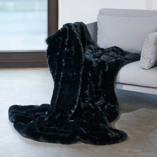 Carma Plaid Webpelz Awassi black