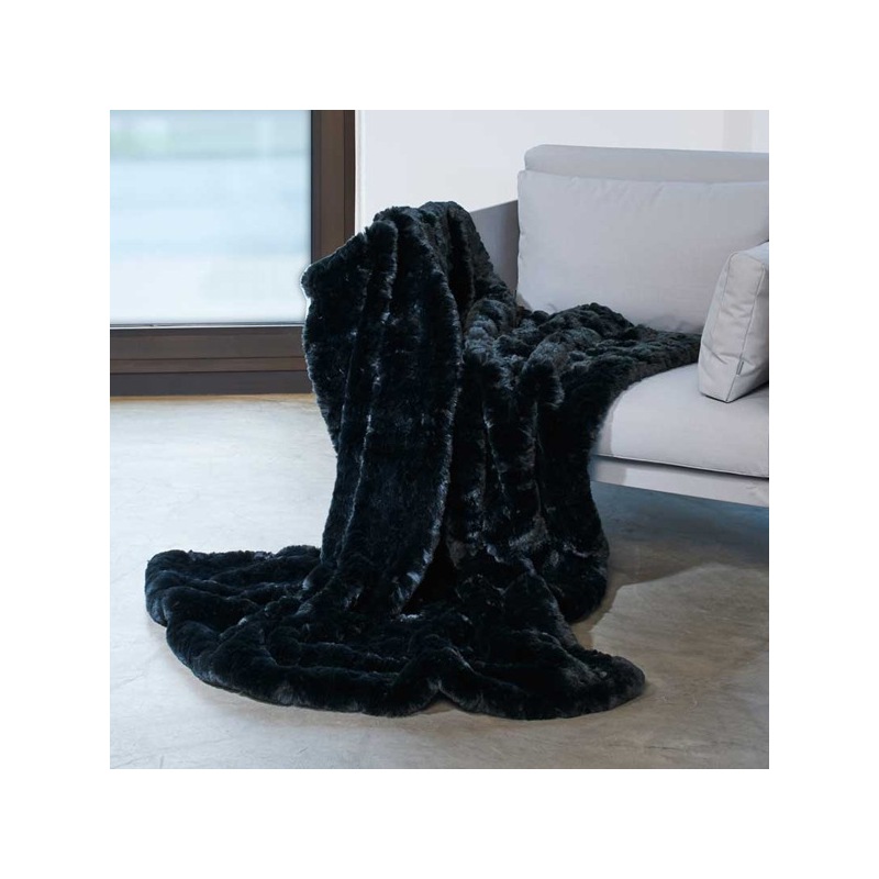 Carma Plaid Webpelz Awassi black