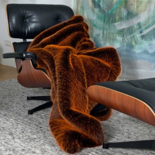 Carma Plaid Fancy Fox orange