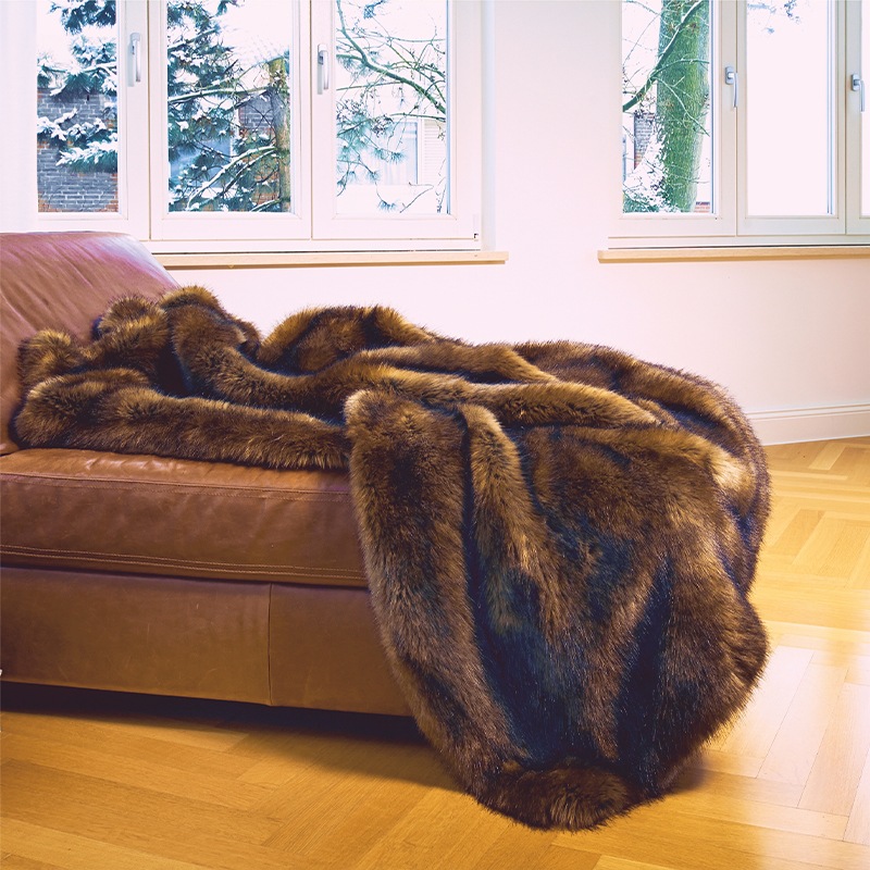 Carma Plaid Real Fox