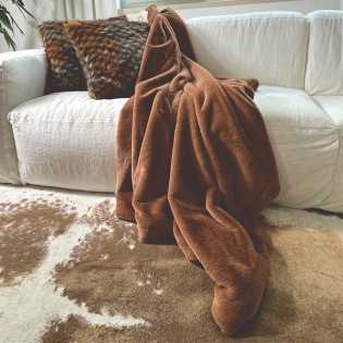 Carma Plaid Tender brandy